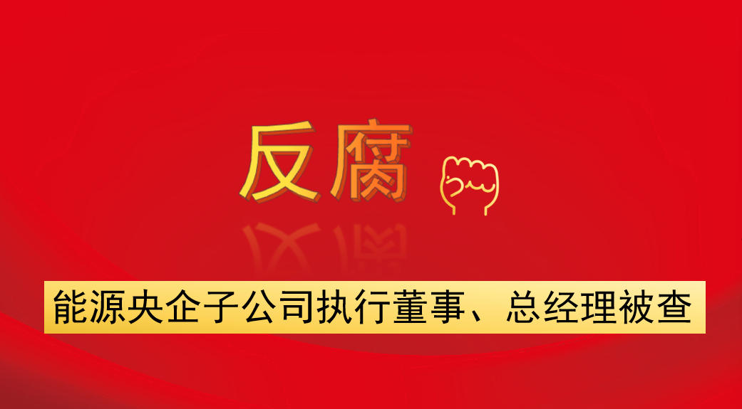 能源央企子公司執行董事、總經理被查